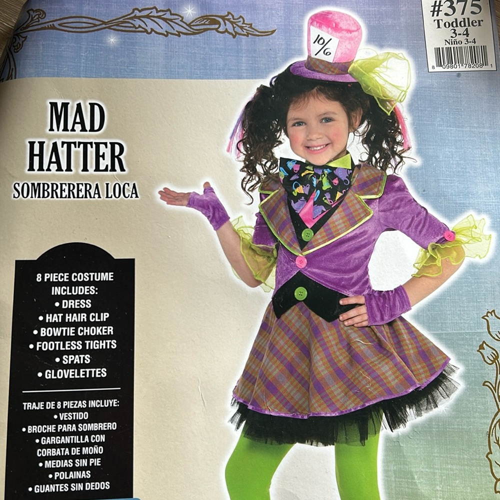 Mad Hatter Toddler Costume